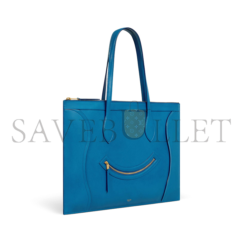 CELINE FLAT CABAS NEW LUGGAGE IN GLOSSY CALFSKIN 123963GW4.07QH (44.5*31.5*0.5cm) CELINE FLAT CABAS NEW LUGGAGE IN GLOSSY CALFSKIN 123963GW4.07QH (44.5*31.5*0.5cm)